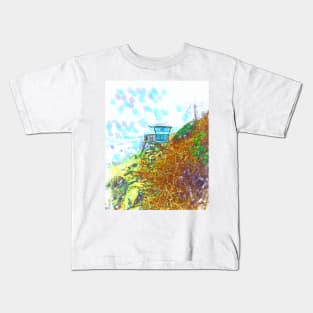 Winter Life Guard Station Kids T-Shirt